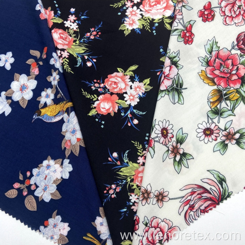 Woven Rayon Printed Fabric For Summer Shirts